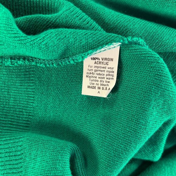 Vintage McBriar Pullover Sweater Men XL Job Corps Pride Peace Crop Made In USA - Picture 14 of 15